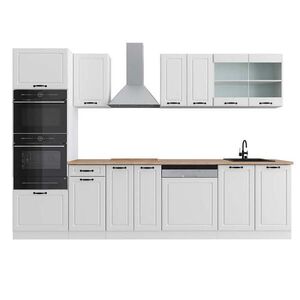 Vicco KUCHYNSKÝ KÚT R-Line Biely vidiecky dom 300 cm s vysokou skriňou, dub AP vyobraziť