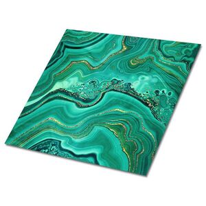 TULUP SAMOLEPIACE OBKLADY NA STENU 9 ks 30x30 cm Textúra malachitu vyobraziť
