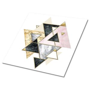 TULUP SAMOLEPIACE OBKLADY NA STENU 9 ks 30x30 cm Geometrické trojuholníky vyobraziť
