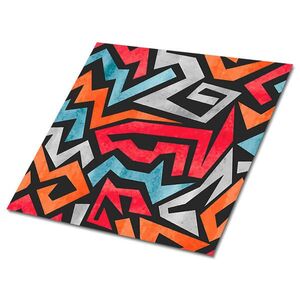 TULUP SAMOLEPIACE OBKLADY NA STENU 9 ks 30x30 cm Graffiti abstrakcia vyobraziť