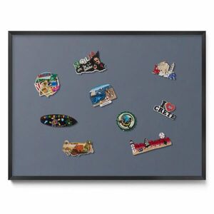 TULUP MAGNETICKÁ TABUĽA 80x60 cm čierny rám – Tmavomodrá farba vyobraziť