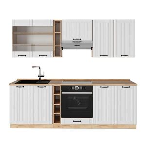 Vicco KUCHYNKA Fame-Line Biely vidiecky dom 235 cm , AP Oak vyobraziť
