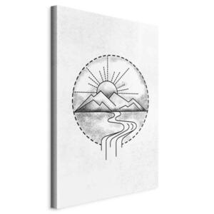 artgeist OBRAZ NA PLÁTNE, krajina a príroda, abstraktné, zen, 40/60/1.2 cm vyobraziť