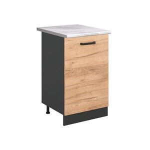 Vicco KUCHYNSKÁ SPODNÁ SKRINKA R-Line, Dub Goldkraft/antracitová, 50 cm Marmori työtaso vyobraziť