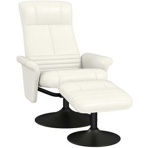Redom RELAXAČNÉ kreslo s podnožkou 69/71/104 cm otočné, polohovateľné do 135°, polyester, Krémovo biela vyobraziť