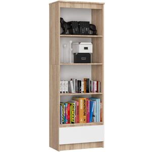 RAUMHIRSCH FURNITURE STOJACÍ REGÁL Dub Sonoma, biela 180/60/35 vyobraziť