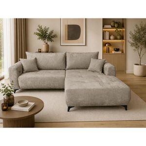 P & B ROHOVÁ SEDAČKA, textil, taupe vyobraziť