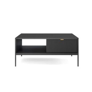 Selsey KONFERENČNÝ STOLÍK Vellore čierny s čiernou konštrukciou 104 x 68 cm vyobraziť
