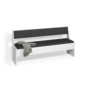 Livinity® JEDÁLEŇ ROHOVÁ LAVICA Tiberio biely 41.5 x 166.6 cm vyobraziť