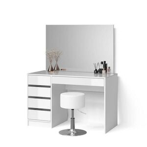 Livinity® TOALETNÝ STOLÍK Imola, biely, 120 cm so zrkadlom a taburetom vyobraziť