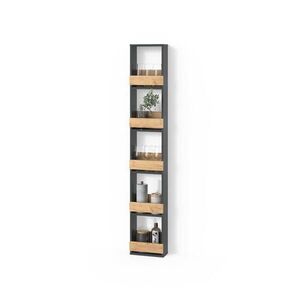 Livinity® STOJAN NA POHÁRE NA VÍNO Regusa Goldkraft dub/antracit 30 x 180 cm vyobraziť