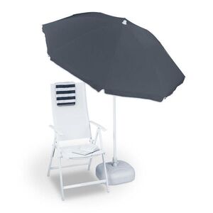 Relaxdays SLNEČNÍK Sivý UV ochrana 40+ 180 cm vyobraziť