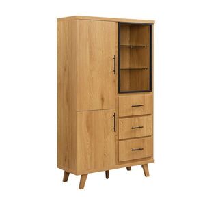 Livetastic VYSOKÁ KOMODA, hnedá, 100/188/40 cm vyobraziť