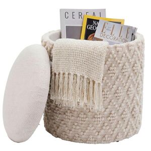 Livetastic TABURETKA, textil, 40/45/40 cm vyobraziť