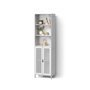 Livinity® KÚPEĽŇOVÁ SKRINKA Mincio, biely, 48 x 170 cm s 2 dverami vyobraziť