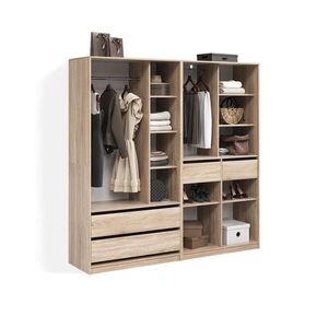 Livinity® ŠATNÍKOVÁ SKRIŇA Trento Sonoma Sada 2 ks vyobraziť