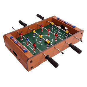 MCW MINI FUTBALOVÝ STOLÍK + PRÍSLUŠENSTVO DREVO Hnedá, viacfarebná vyobraziť