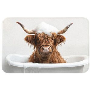 OnlyWow PREDLOŽKA PRED WC Scottish Highlander - Kúpeľ - Krava - Zvieratá - Pena 80x50 cm vyobraziť