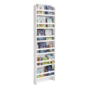 Relaxdays REGÁL Biely detský MDF 6-úrovňový 200 cm vyobraziť