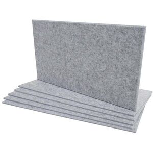 MCW AKUSTICKÝ STENOVÝ PANEL Svetlosivý Kompletná sada vyobraziť
