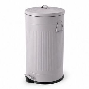 Relaxdays KÔŠ Sivá pedálový Soft Close 40 l vyobraziť
