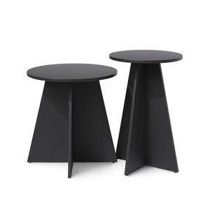 Vicco KONFERENČNÝ STOLÍK Forma, čierna, 40 x 50 cm Sada 2 ks vyobraziť