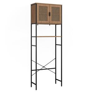 Vicco WC SKRINKA Linara, dub/čierna, 64 x 180 cm vyobraziť