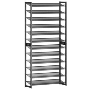 Boxxx REGÁL NA TOPÁNKY, čierna, 92.5/223/30.7 cm vyobraziť
