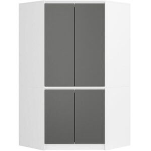 RAUMHIRSCH FURNITURE SKRÍŇ Biela, sivá 180/100/50 vyobraziť
