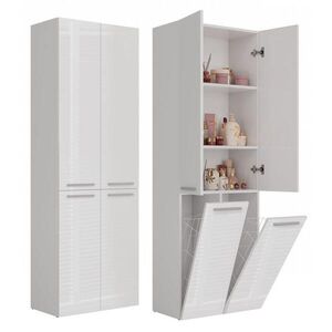 RAUMHIRSCH FURNITURE KÚPEĽŇOVÁ SKRÍŇ Biela, lesklá biela 60/174/30 vyobraziť
