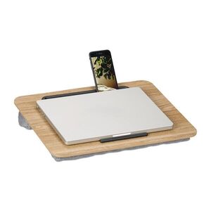 Relaxdays PODLOŽKA Prírodná Sivá držiak na mobil protišmyková 42x32 cm vyobraziť