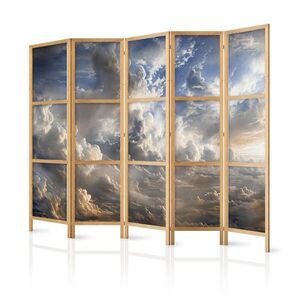 Muralo PARAVÁN Japonský 5-dielny 225x172 cm Oblaky 3D Efekt vyobraziť