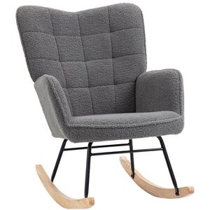 OKWISH HOJDACIE kreslo 98/71/101 cm tmavosivé z polyesteru s podrúčkami a mäkkým čalúnením vyobraziť