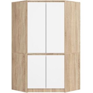 RAUMHIRSCH FURNITURE SKRÍŇ Dub Sonoma, biela 180/100/50 vyobraziť