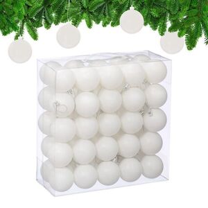 Relaxdays GULE biele 50-ks-set 6 cm úložný box vyobraziť