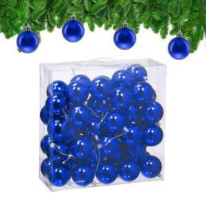 Relaxdays GULE Modré 50-kusová-sada Plast lesklé 7x6 cm vyobraziť