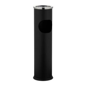 Relaxdays POPELNÍK Čierny stojanový s odpadkovým košom 56 cm vyobraziť