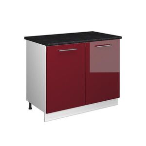 Vicco SPODNÁ SKRINKA POD DREZ Fame-Line, Bordeaux vysoký lesk/biely, 100 cm, AP Antracit vyobraziť