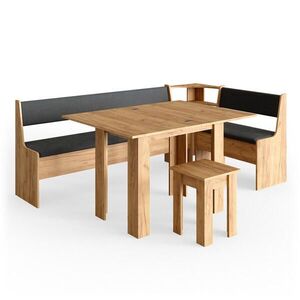 Vicco ROHOVÁ LAVICOVÁ SKUPINA Roman Dub Goldkraft 210 x 120 cm so stolom vyobraziť
