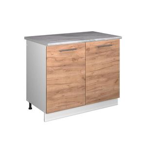 Vicco SPODNÁ SKRINKA POD DREZ Fame-Line, Dub Goldkraft/biely, 100 cm, AP Marble vyobraziť
