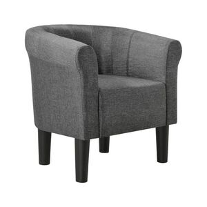[en.casa] KRESLO Jelgava Textil Šedá vyobraziť