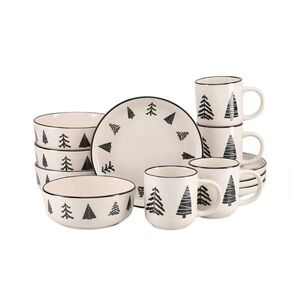 Creatable RAŇAJKOVÁ SÚPRAVA Nordic Christmas Black 12-dielne vyobraziť