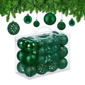 Relaxdays GULE Tmavozelená 50-dielna-sada plast vyobraziť