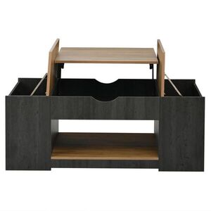 Flora Grace KONFERENČNÝ stolík s výškovo nastaviteľnou doskou 109, 5 cm MDF sivá/drevodekor vyobraziť