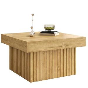 Flora Grace KONFERENČNÝ stolík 79/79/46 cm, prírodný MDF a drevotrieska vyobraziť