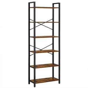 Boxxx REGÁL, hnedá, čierna, 66/186/30 cm vyobraziť