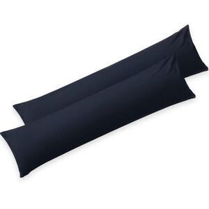 Blumtal OBLIEČKA na vankúš Agneta 40/145 cm, súprava 2 ks, 100% bavlna, Tmavomodrá vyobraziť
