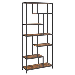 Boxxx REGÁL, hnedá, čierna, 80/180/30 cm vyobraziť