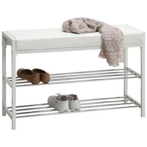 Carryhome REGÁL NA TOPÁNKY, biela, 80/52/30 cm vyobraziť