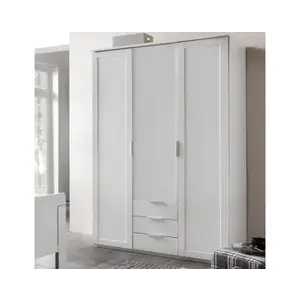 Šatníková skriňa Nadja, 135 cm, biela% vyobraziť